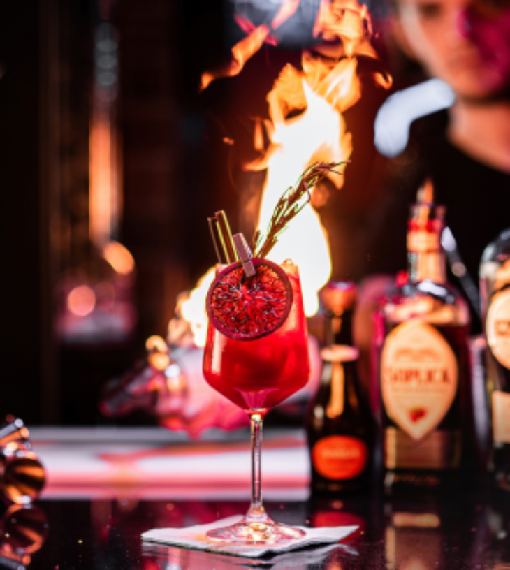 Drink przygotowany w najlepszym drink barze Hades w Zielonej Górze